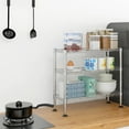 thumbnail image 2 of Ktaxon 3-Shelf Storage Rack, Metal Wire Shelving Rack 17.7"L x 8"W x 17.7"H, 2 of 7