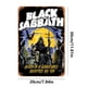 thumbnail image 5 of Placa Metal Sabbath Band Pintura Hierro Rectangular Arte La Pared 20x30 Cm, 5 of 9