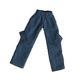 thumbnail image 2 of Figura de acción 1/12, ropa, disfraz, accesorio, decoración de cumpleaños, mini moda compacta Pantalones azul grisáceo, 2 of 9