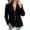 Black, variant on Women's Dress Jackets Notch Lapel Button Blazer with Long Sleeve Soft Tailored Blazers for Fall Winter Olive Green S