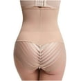 thumbnail image 6 of YWDJ Womens Shaping Underwear Lace Lightweight High Waist No Show Body Sculpting Pants Mid-waist Abdomen Pants High-waist Leggings Lace Pants Panties Beige M, 6 of 6