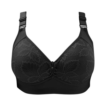 

IROINNID Women s Push-Up Bras Solid Comfortable Lace Breathable Underwear No Rims Underwear