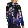 thumbnail image 2 of Harley Quinn Joker Animated Sweatshirt For Womens Fashion Hoodies Pullover Athletic Daily Hoody Hooded Clothing Gift Large, 2 of 7