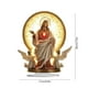 thumbnail image 3 of Seyotauo Acrylic Craft Ornament, Easter/Christmas Tabletop Beautiful 2D Ornament for Tabletop Decoration for Mantel Bedroom Shelf Fireplace, Religious Gift to Family and Friends, Devout Home Decor, 3 of 6