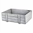 thumbnail image 3 of Vickerman 17" Contemporary Style Wood Panel Box in Gray Finish, 3 of 3