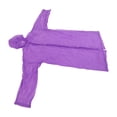 thumbnail image 2 of Chubasquero, Portátil Con Capucha, Impermeable, Ligero, A Prueba De Viento, Reutilizable, Para Días Lluviosos, Para Adultos Unisex, Para Pescar, Acampar ZAQW Violeta, 2 of 8