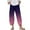 Purple, variant on Tuphregyow Women's High Waist Baggy Pleated Yoga Pants Breathable New Style Striped Trendy Classic Straight Leg Leisure Capris Joggers Mid Waist with Pockets Elegant Pants Gray S