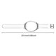 thumbnail image 5 of Soporte Pulsera TPU para Uni Y Adolescentes 6 3 A 8 85 Pulgadas (marfil), 5 of 5