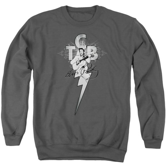 Elvis Presley - Tcb Ornate - Crewneck Sweatshirt - Large
