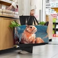 thumbnail image 6 of Rabbit Large Capacity Reusable Foldable Oxford Cloth Laundry Bag Easter Basket Cube Organizer Picnic Baskets, 6 of 7