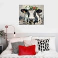thumbnail image 5 of ARISTURING Farm Animal Canvas Wall Art Country Cow Pig Pictures Painting Vintage Farmhouse Animal Poultry Canvas Print Art Decor Framed for Home Nursery Kitchen Decoration, 5 of 6