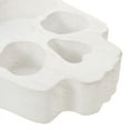 thumbnail image 6 of White Wood Skull Bowl for Decor Halloween Party Snack Holder Fruit Tray Moderate Capacity, 6 of 8