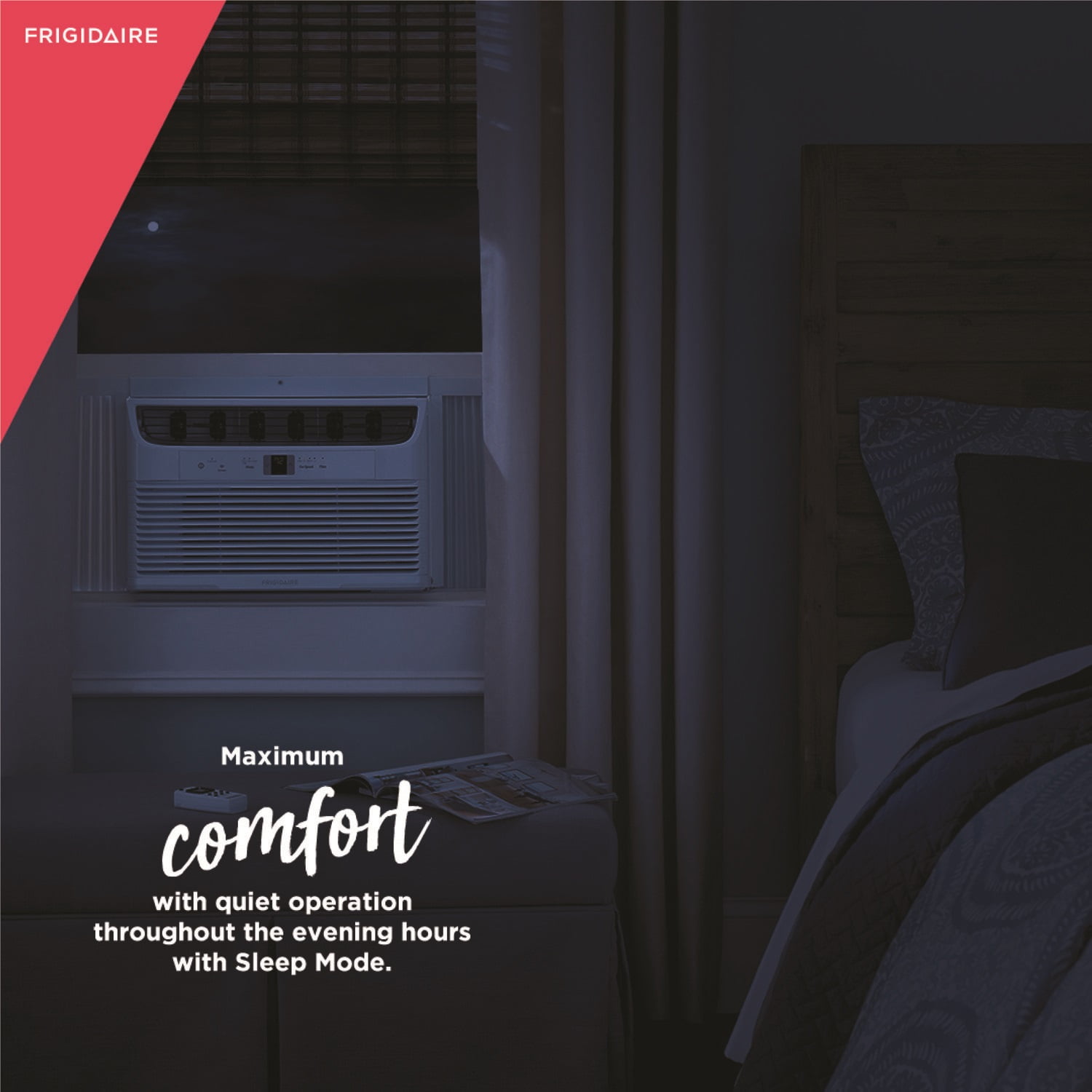 Frigidaire 8,000 BTU 350 Sq ft Window Air Conditioner with Remote in White, FHWC083TB1