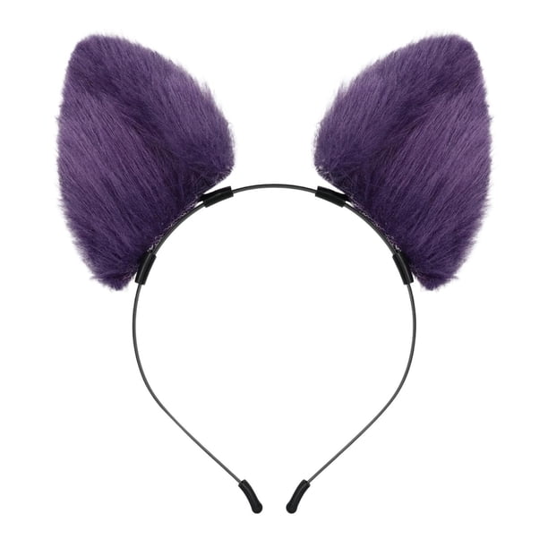 Diadema con orejas de , divertida diadema de cosplay para mujer, ideal para juegos de rol, cumpleaños y mascaradas.