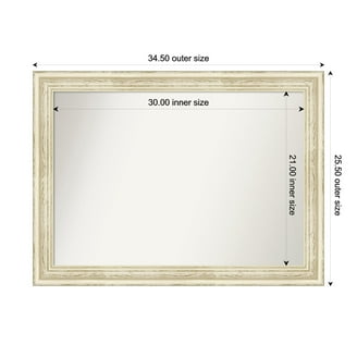 Modern Large Rectangle Wall Mirror – 24x54 Inches, Solid Wood Frame & 1-Inch Beveled Glass For Vanity, Bathroom, Entryway