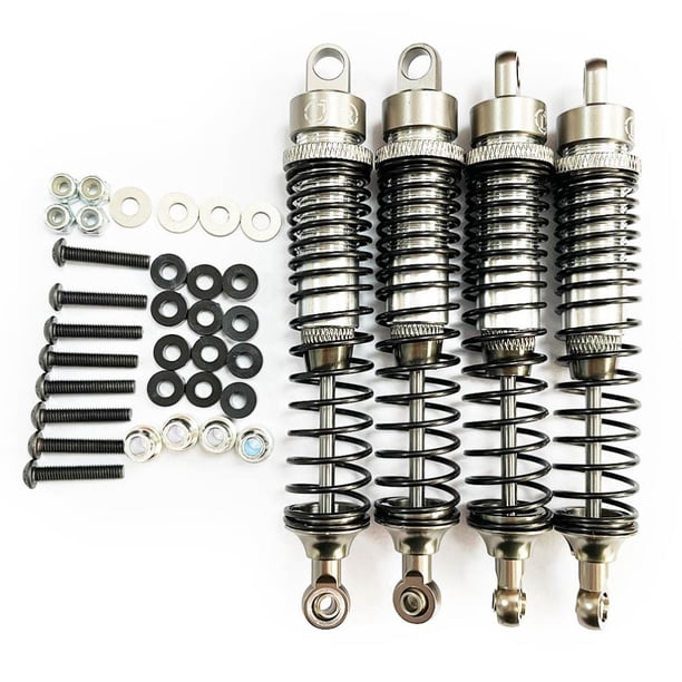 Amortiguador trasero delantero Vogacara RCGOFOLLOW para coche RC 1/10 Gen7 Titanio