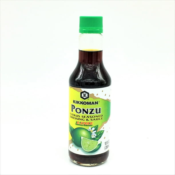 Kikkoman Ponzu Citrus Seasoned Dressing & Sauce Lime 10 oz /296 mL