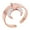 Rose Gold, variant on Adjustable Moon And Stars Shaped Pendant Rings For Women