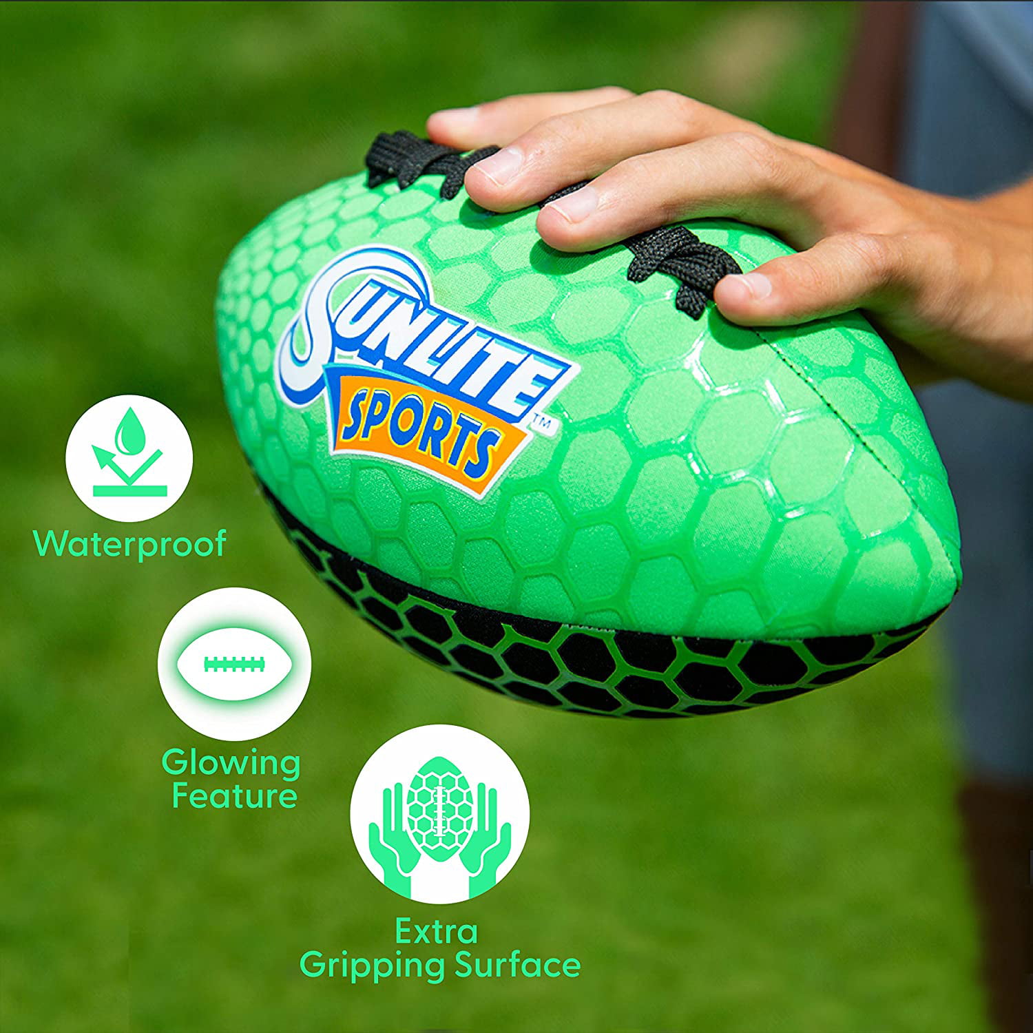 Outdoor Sports and Pool Toy Details about   SUNLITE Sports Football Waterproof Beach Game 