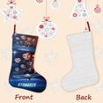 thumbnail image 3 of STAR TREK Tema: Calcetines de Navidad, fino lino blanco para colgar en escaleras y chimenea, decoración navideña para el hogar, regalo de Navidad. 54cm × 38cm, 3 of 5