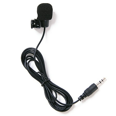 Mini Lavalier Microphone (HDE 3.5mm Lavalier Microphone Mini Hands Free Clip On Lapel Mic for Smartphones Cameras Recorders PCs and)