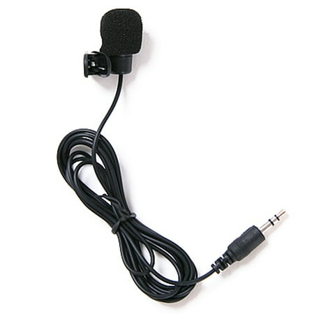 HDE 3.5mm Lavalier Microphone Mini Hands Free Clip On Lapel Mic for Smartphones Cameras Recorders PCs and (Best Clip On Microphone For Interviews)