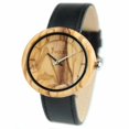 thumbnail image 1 of Relojes de madera para hombres y mujeres, relojes personalizados, aniversario, cumpleaños, reloj para marido, esposa, novio, novia, correa de piel, regalo de Navidad para hombres y mujeres Zhivalor FLD-3898, 1 of 9