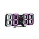 thumbnail image 1 of Reloj Digital LED 3D, reloj de mesa electrónico, reloj despertador, relojes colgantes brillantes de yeacher Pantalla rosa concha negra, 1 of 7