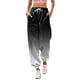 thumbnail image 1 of Pantalones deportivos Prolriy para mujer, pantalones deportivos informales con estampado degradado, bolsillos, cintura alta, deportivos, para gimnasio, ajuste atlético, pantalones deportivos para, 1 of 4