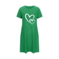 thumbnail image 4 of WJHWSX Nightgowns for Women,Womens Nightgown,Moisture Wicking,Slip-On,Printed,Green,2XL(US:12), 4 of 4