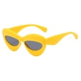 thumbnail image 2 of Yellow Sunglasses for Women Men Sunglasses Plastic Driving Sun glasses Polarized Lens UV Blocking One Size, 2 of 4