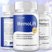 MemoLift Advanced Brain Support Formula Supplement Memo Lift 60 Capsules
