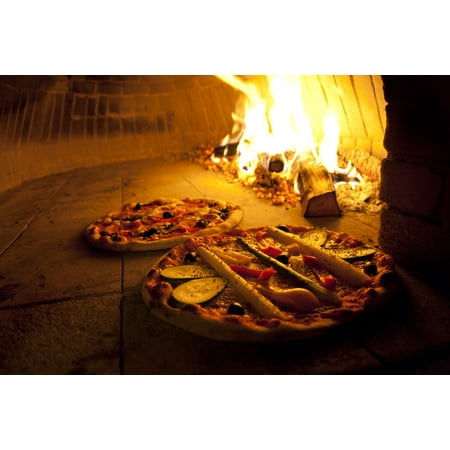 LAMINATED POSTER Oven Pizza Heat Fire Wood Wood Burning Stove Poster Print 24 x (Best Wood For Pizza Oven Australia)