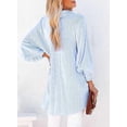 thumbnail image 2 of SOMER Button Down Shirts for Women Long Sleeve Womans Tops Smocked Cuffed Blouses for Women Dressy Collared Casual Shirts with Pocket, 2 of 6