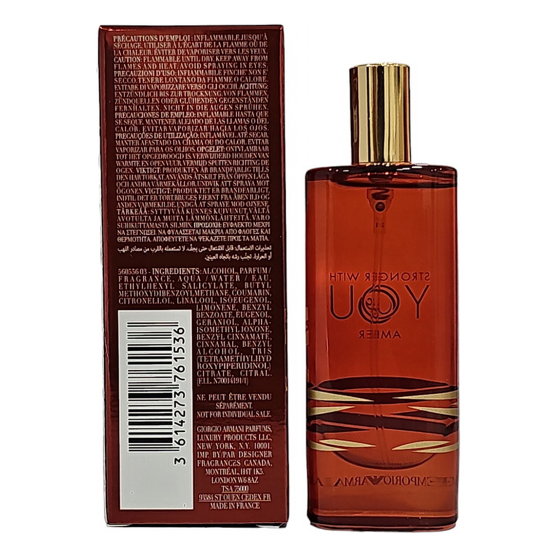 Emporio armani stronger with you 15ml clearance