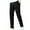 Black, variant on Quealent Mens Pants Relaxed Men's Slim Tapered Stretchy Casual Pants Workout (Dark Gray,4XL)