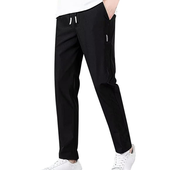 JHLZHS Corduroy Pants Men Black Baggy Men's Pants with Deep Pockets Loose Fit Casual Jogging Trousers for Running Workout Training Basketball Mens Dress Pants Black Mens Linen Pants Casual Beach