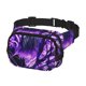 thumbnail image 2 of Fotbe Purple Pattern White Tiger Cangurera Cuadrada con Estampado de Doble Capa, Bolsa de Cintura Ajustable Mini para Hombres y Mujeres, 2 of 9
