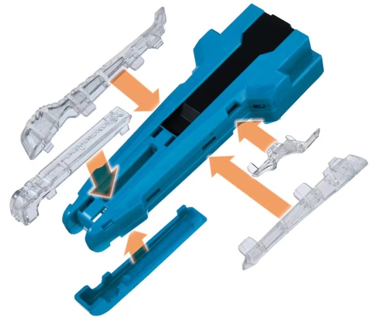 Takara Tomy Beyblade X BX-42 Rubber Custom Grip (Blue Version