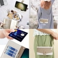thumbnail image 7 of ELEHOLD for Samsung Galaxy S24 Leather Wallet Case with Card Slots Cash Pocket Zipper Purse Hidden Mirror,Luxury Crossbody Metal Chain Strap Wallet Samsung S24 Case for Women Girls,White, 7 of 7