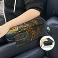 thumbnail image 6 of Renewold Deer Camo Hunting Forest Car Center Console Cover Comfortable Non-slip Armrest Cushion with Side Storage Pocket Arm Rest Covering Protective Cover Car Interior Accessories, 6 of 9