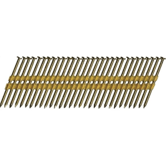 10107 12d 3-1/4" X .120 Frh Brite Sm Plastic Strip Nail 4m
