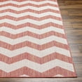 thumbnail image 5 of Mark&Day Outdoor Rugs, 6x9 Spring Global Indoor/Outdoor Dark Coral/Ivory Area Rug, Non Shedding Pink Ivory Carpet for Patio, Porch, Deck, Bedroom, Living Room or Kitchen (6'7" x 9'), 5 of 5