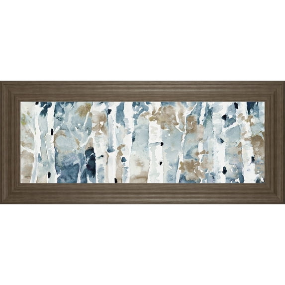 Blue Upon The Hill By Lanie Loreth Framed Print Wall Art 18" x 42"