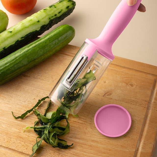 TIMIFIS Fruit Peeler Rust Steel Scraping Knife Multi-Purpose Planer Knife with Box Storage Peeler Household Storage Type Peeling Knife Melon and Fruit Planer Kitchen Appliances