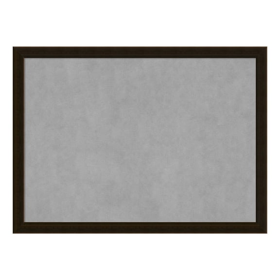 Amanti Art Espresso Brown Framed Magnetic Board 30 x 22 in.