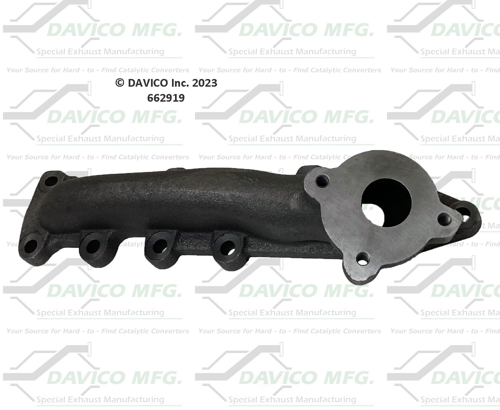 Davico Mfg 662919 Stand alone Exact-Fit exhaust manifold