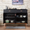 thumbnail image 3 of Furniture of America Jordan Multi-Storage Dining Buffet, Rose Gold, 3 of 8