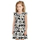 thumbnail image 1 of Fotbe Cow Vestido de Dormir para Niñas de 3 a 10 Años, Mangas Cortas, Estilo Princesa, Pijama Camisón con Mangas Voladas-Medium, 1 of 6