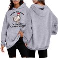 thumbnail image 1 of WEAIXIMIUNG Sweat à Capuche à Fermeture à Glissière Femme Long Mode Imprimé Décontracté Ample, 1 of 4